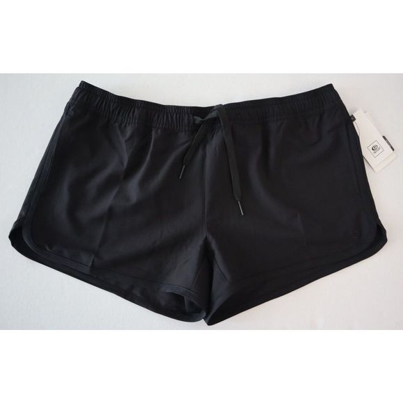 Rip Curl GBOAT9 Women's Sz Medium Black Classic Surf Eco 3" Boardshorts - Picture 1 of 9